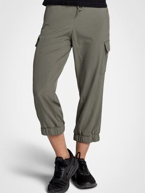 KYODAN CARGO WOVEN CROP JOGGER NWOT